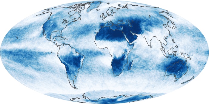 Global Map Cloud Fraction Image 175