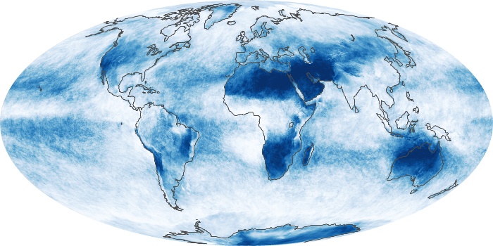 Global Map Cloud Fraction Image 147