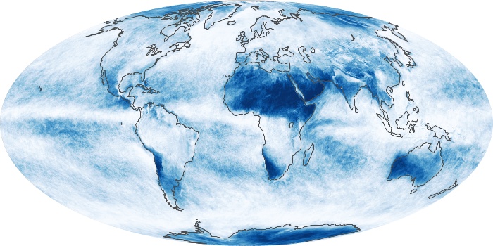 Global Map Cloud Fraction Image 150