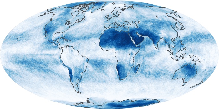 Global Map Cloud Fraction Image 183