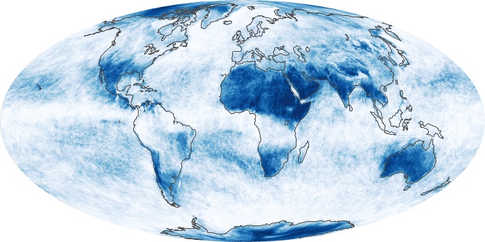 Global Map Cloud Fraction Image 164