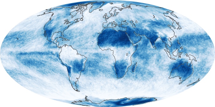 Global Map Cloud Fraction Image 195