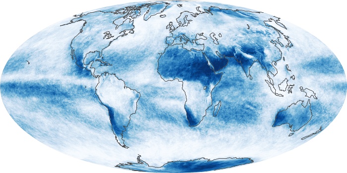 Global Map Cloud Fraction Image 203