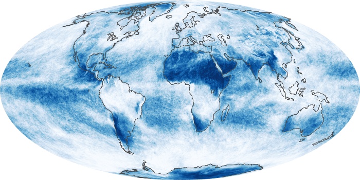 Global Map Cloud Fraction Image 204
