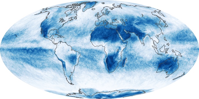 Global Map Cloud Fraction Image 179
