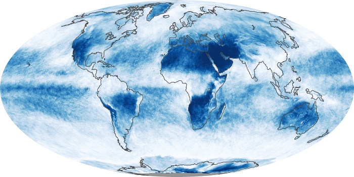 Global Map Cloud Fraction Image 209