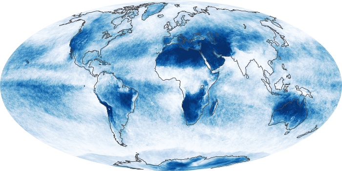 Global Map Cloud Fraction Image 182