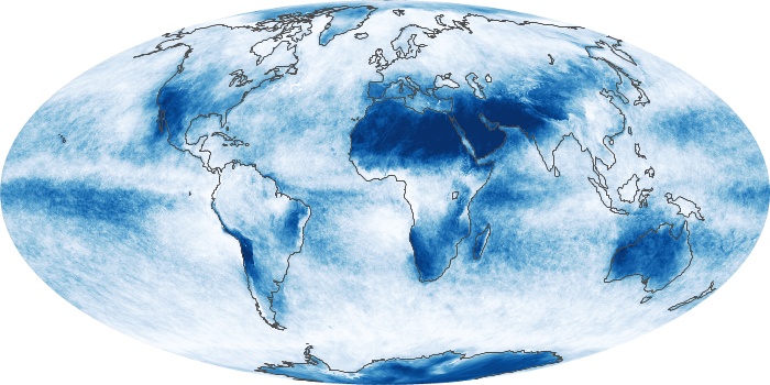 Global Map Cloud Fraction Image 213