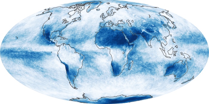 Global Map Cloud Fraction Image 214