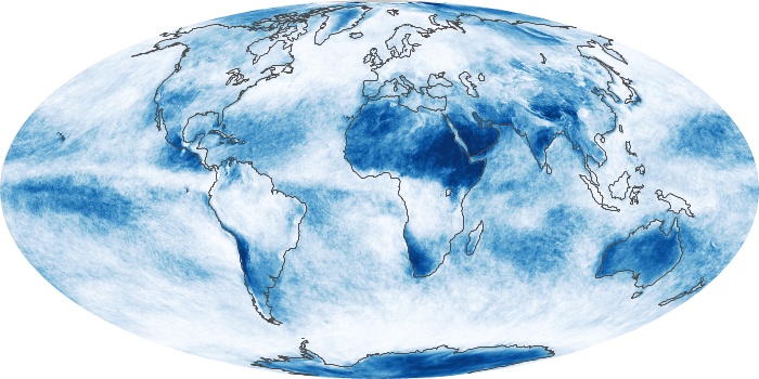 Global Map Cloud Fraction Image 186