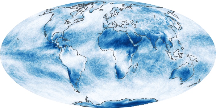 Global Map Cloud Fraction Image 217