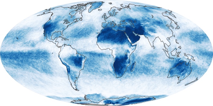 Global Map Cloud Fraction Image 221