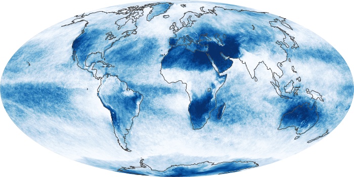 Global Map Cloud Fraction Image 194