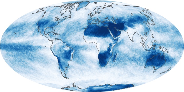 Global Map Cloud Fraction Image 207