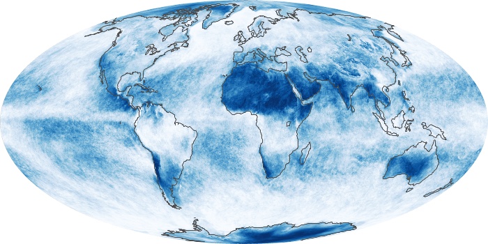 Global Map Cloud Fraction Image 241