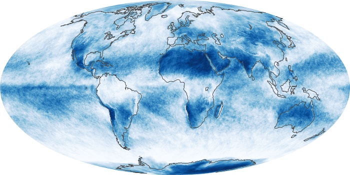Global Map Cloud Fraction Image 214