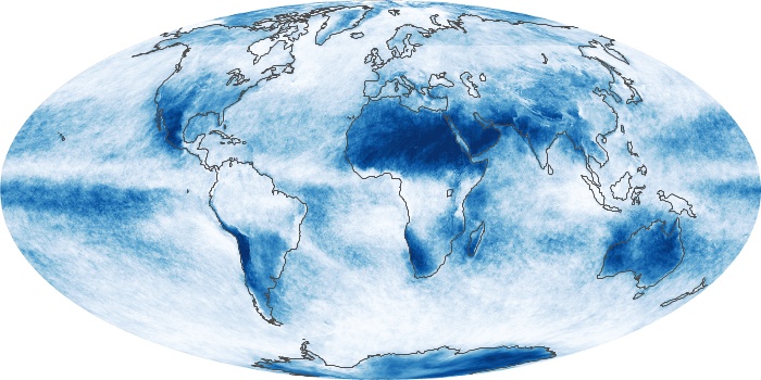 Global Map Cloud Fraction Image 250