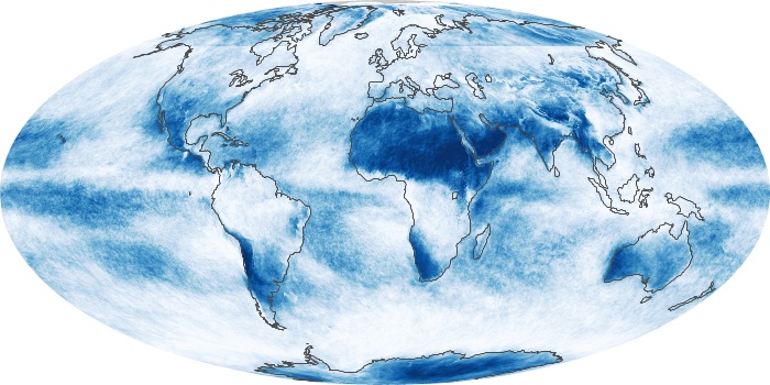 Global Map Cloud Fraction Image 222