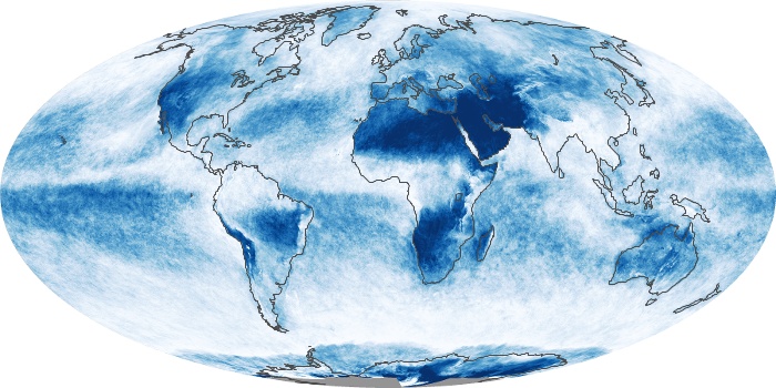 Global Map Cloud Fraction Image 228