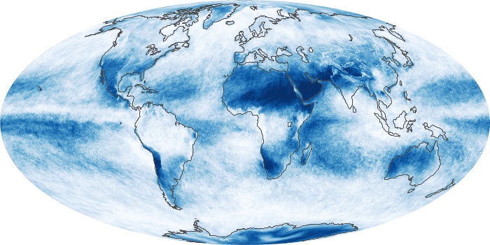 Global Map Cloud Fraction Image 262