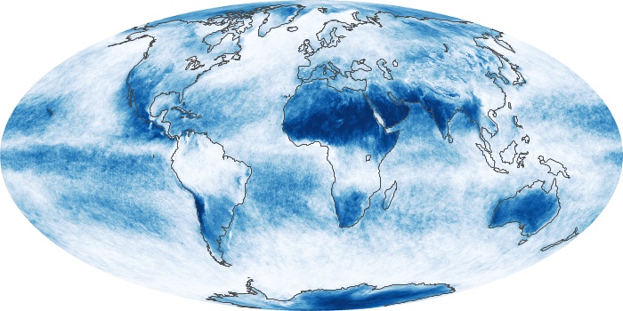 Global Map Cloud Fraction Image 265