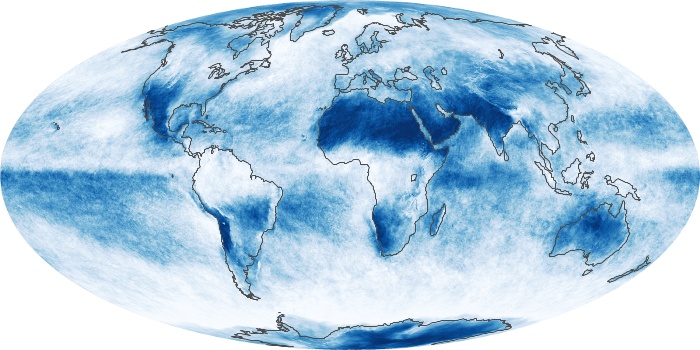 Global Map Cloud Fraction Image 238