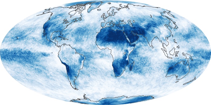 Global Map Cloud Fraction Image 273