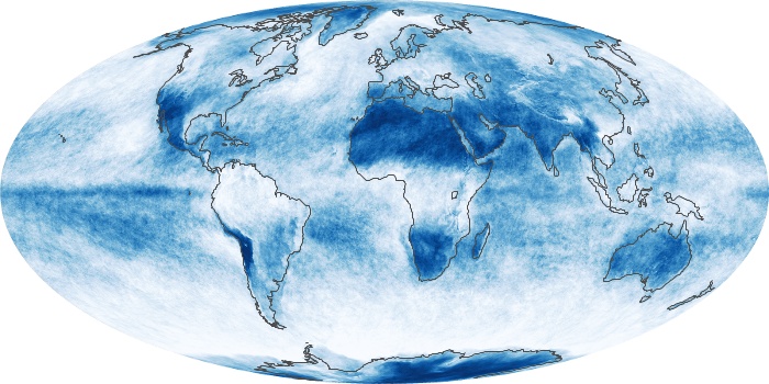 Global Map Cloud Fraction Image 250