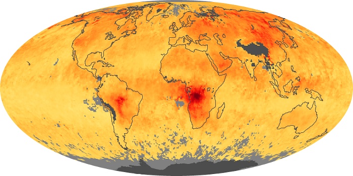 Global Map Carbon Monoxide Image 30