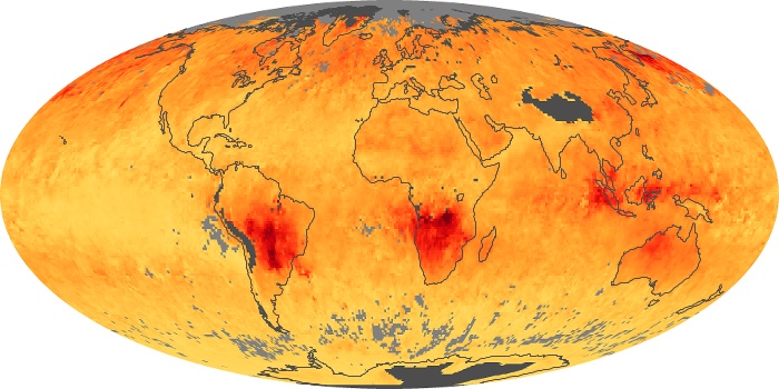 Global Map Carbon Monoxide Image 32