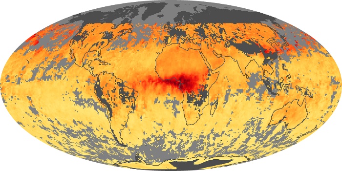 Global Map Carbon Monoxide Image 34