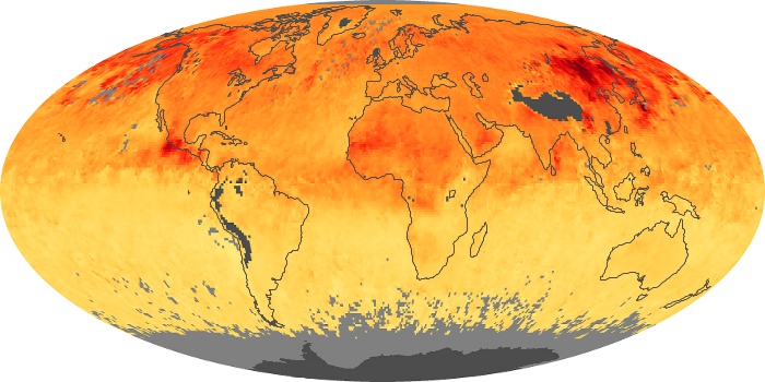 Global Map Carbon Monoxide Image 39