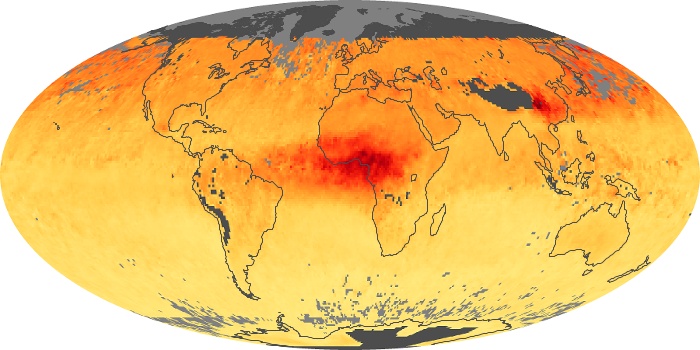 Global Map Carbon Monoxide Image 71