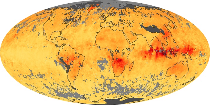 Global Map Carbon Monoxide Image 80