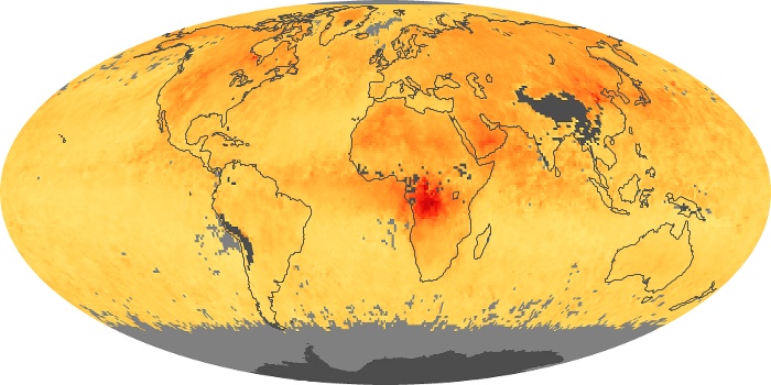 Global Map Carbon Monoxide Image 89