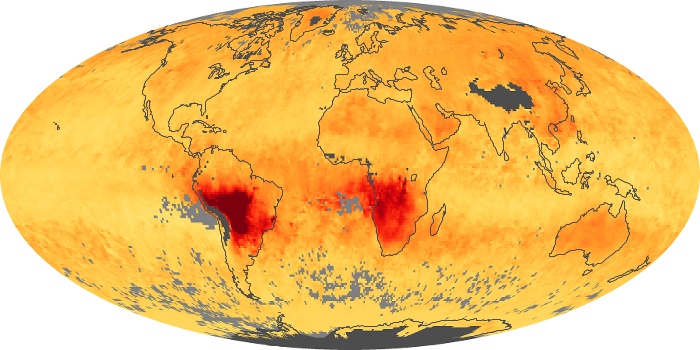 Global Map Carbon Monoxide Image 91
