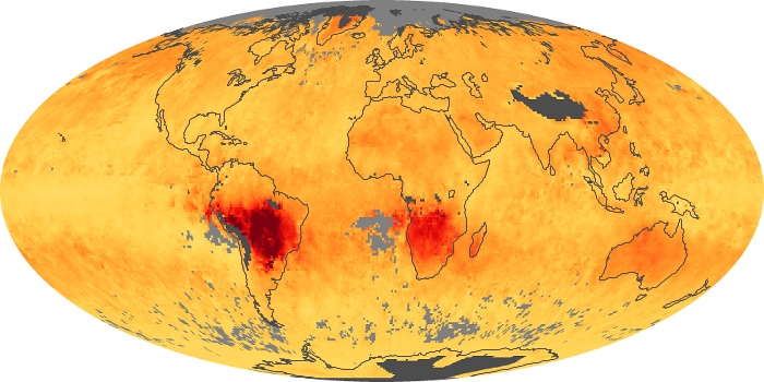 Global Map Carbon Monoxide Image 92