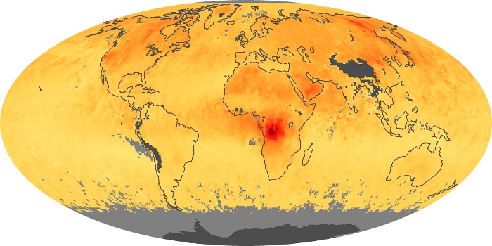 Global Map Carbon Monoxide Image 101
