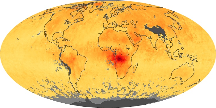 Global Map Carbon Monoxide Image 102