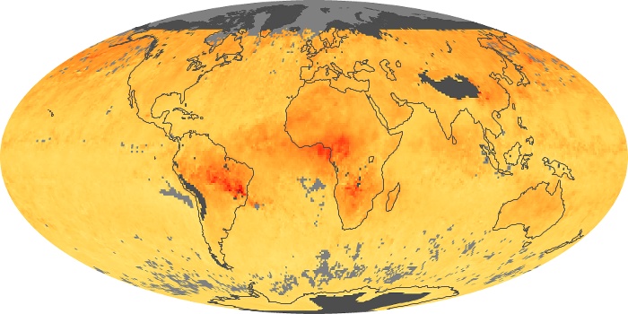 Global Map Carbon Monoxide Image 105