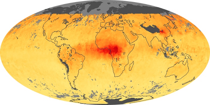 Global Map Carbon Monoxide Image 106