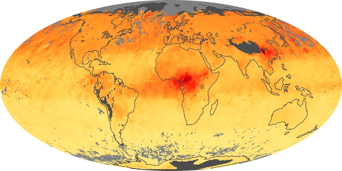 Global Map Carbon Monoxide Image 120