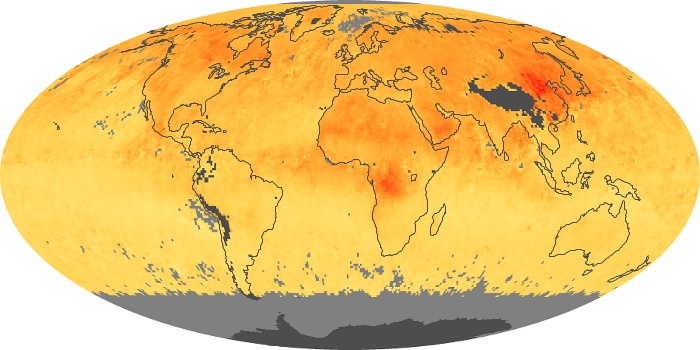 Global Map Carbon Monoxide Image 124