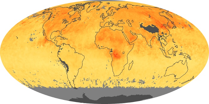 Global Map Carbon Monoxide Image 136