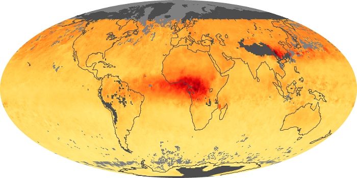 Global Map Carbon Monoxide Image 143