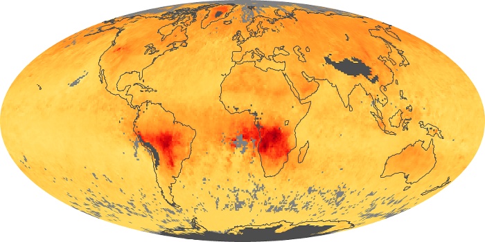 Global Map Carbon Monoxide Image 151