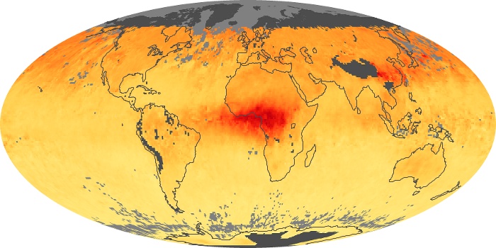 Global Map Carbon Monoxide Image 155