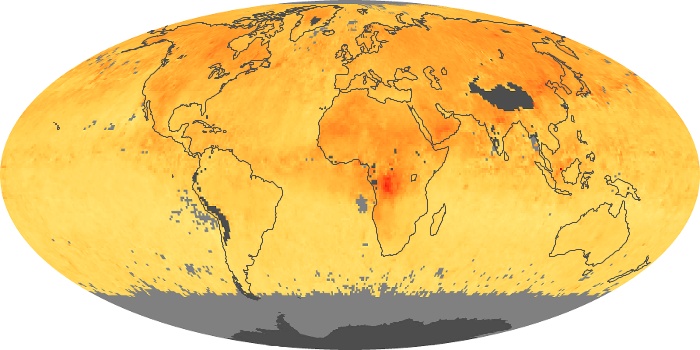 Global Map Carbon Monoxide Image 160