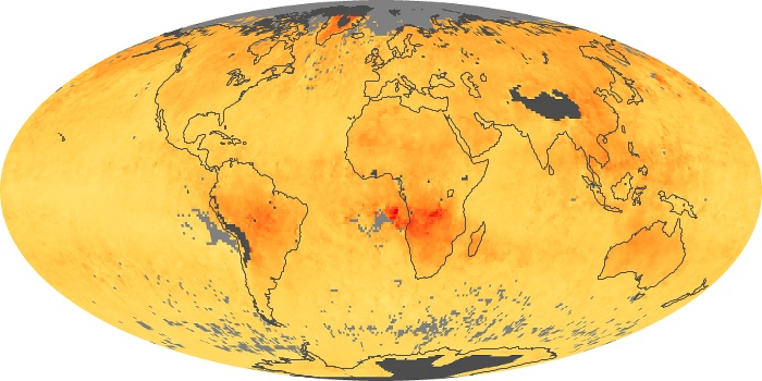 Global Map Carbon Monoxide Image 164