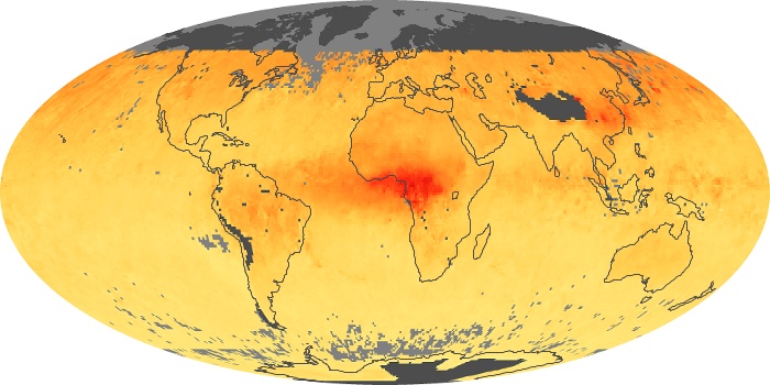 Global Map Carbon Monoxide Image 166